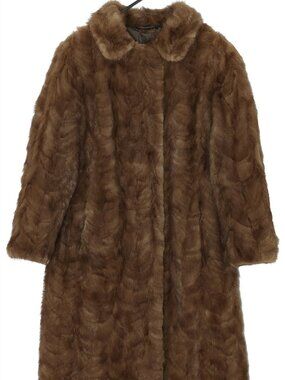1950s–1960s Swedish Ranch Mink Overcoat, Hand-Set Fur Assembly
